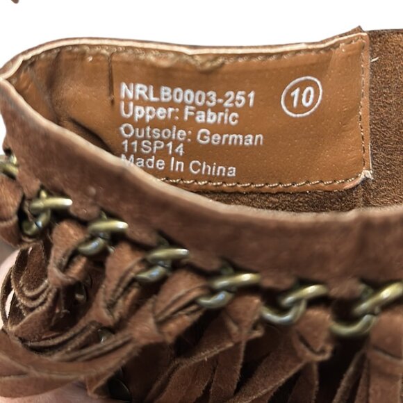 Not Rated Ankle Boots Brown Size 10 - Picture 9 of 10